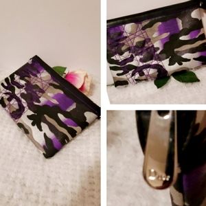 Dior Purple Camouflage Makeup Pouch
